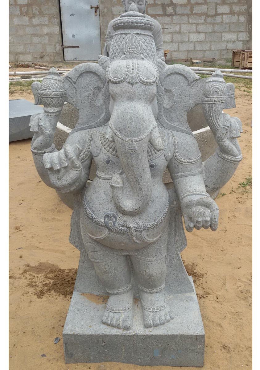 Stone Garden Ganesh Statue 54"